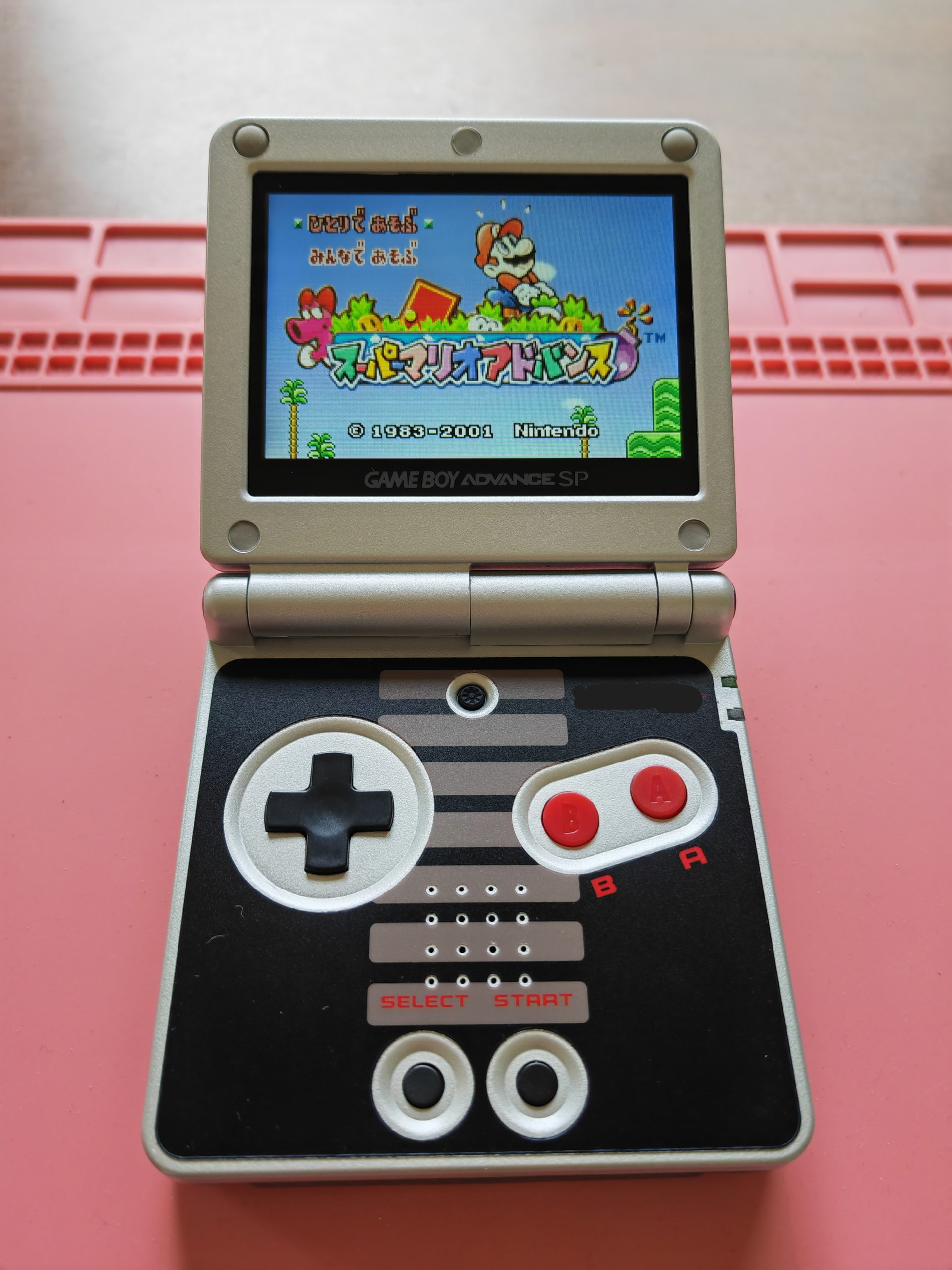【IPS】Gameboy Advance SP（GBA SP）IPS液晶＆外装交換 
